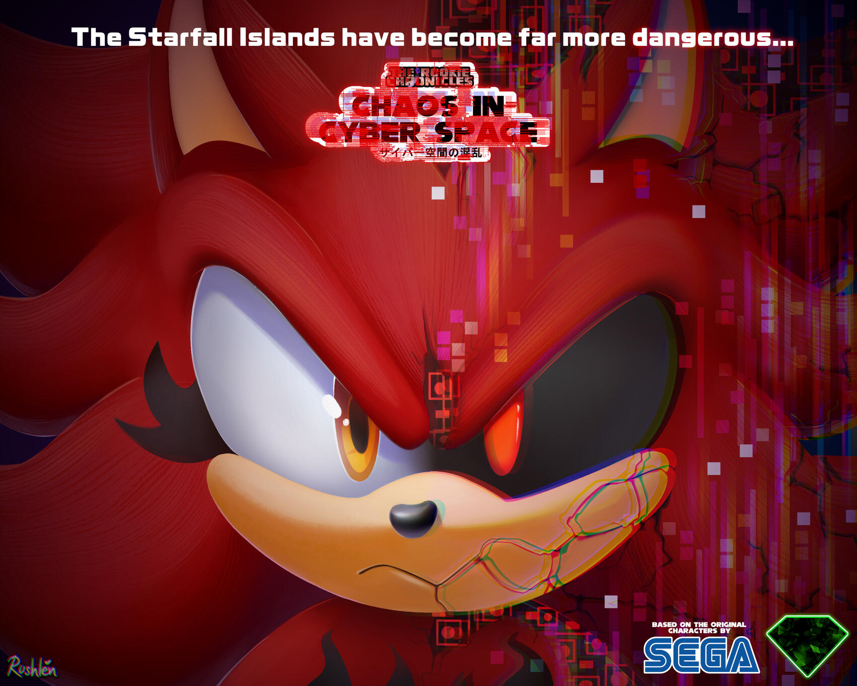 Chaos in Cyber Space Poster